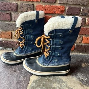 Sorel~Joan Of Artic~Shearling Women's Women's Winter Boots~Size 8~Blue~Leather